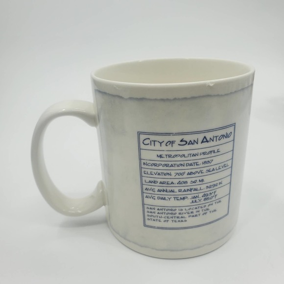 Starbucks San Antonio Alamo Architect Skyline Series 2006 18oz Coffee Mug Cup - Picture 2 of 5